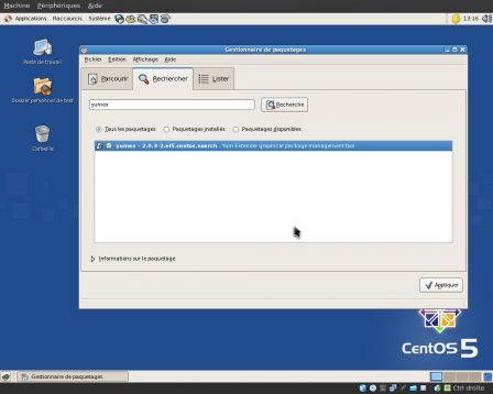 Installation de Yum Extender